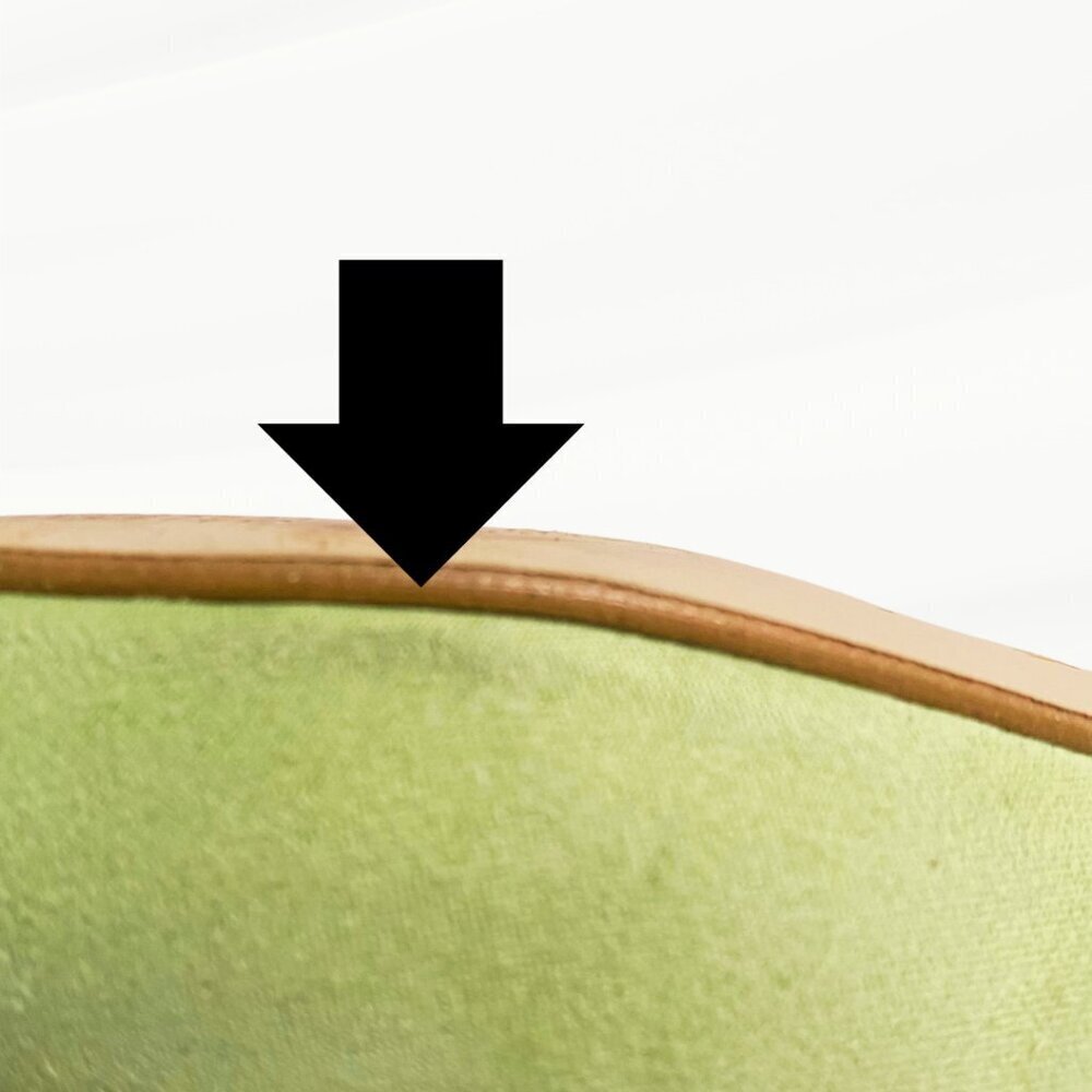 Vera Pelle Green Sandals with Gold Accents - Picture 11 of 12